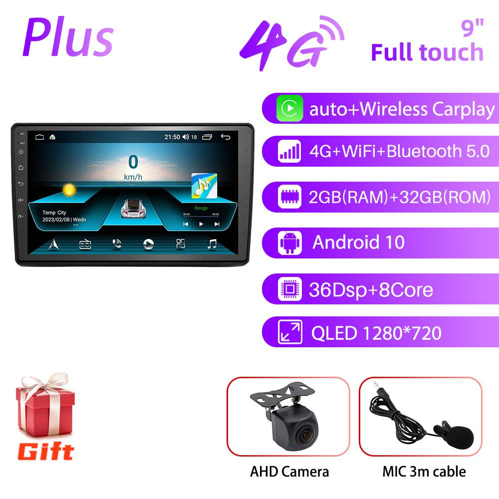2 Din CarPlay Multimedia for Citroen C2 C3 2001-2010 Android Stereo Car Radio GPS Navigation Player Head Unit Autoradio BT WIFI