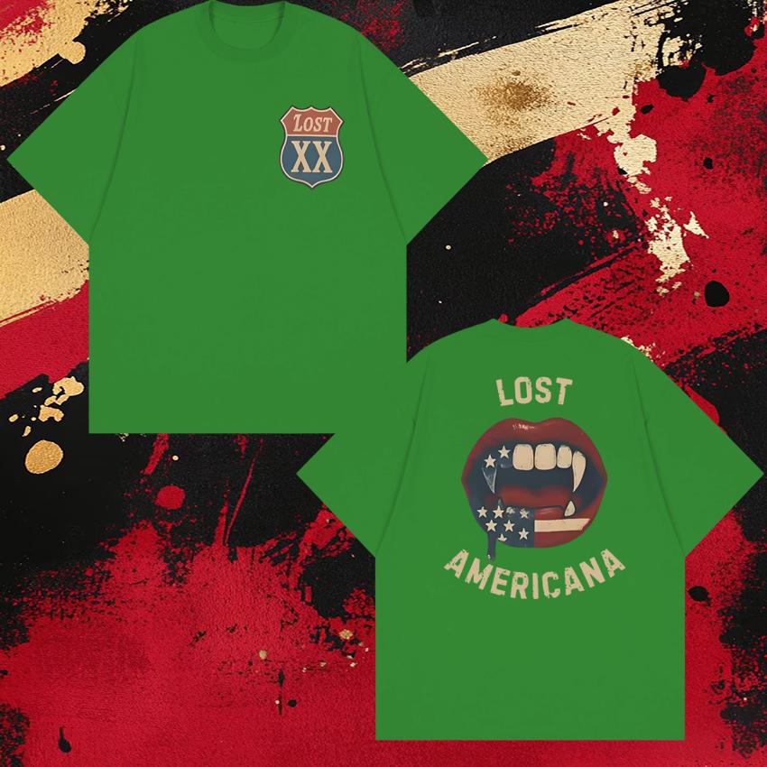 Hot Rapper MGK Lost Americana Tour 2026 Short Sleeve Tshirts New Unisex WOMEN Oversized Cotton T Shirt Unisex Fashion Trend Tops