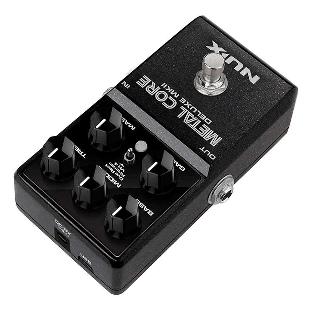 NUX Metalcore Deluxe mkII Pedal with 3 High-Gain Valve Amp Models