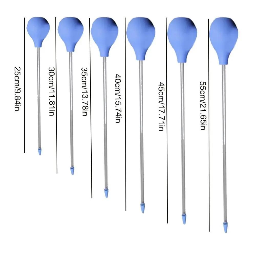 Long Acrylic Tube Acrylic Coral Feeder Transparent Silicone Coral Feeding Tube 25-55cm Fish Coral Feeding Tool for Coral Feeding