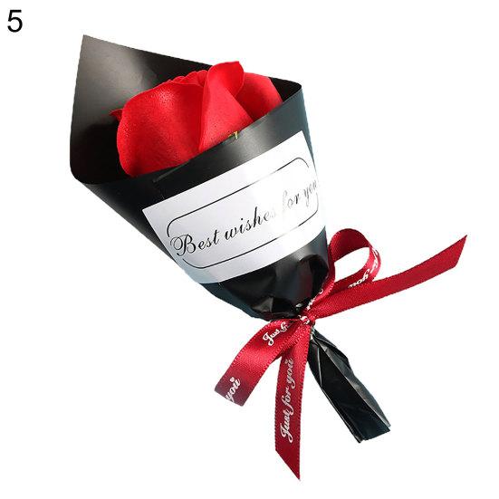 1 Blumenstrauß Mini handgemachte künstliche Seifenblume Geschenk Party Requisiten Home Ornament