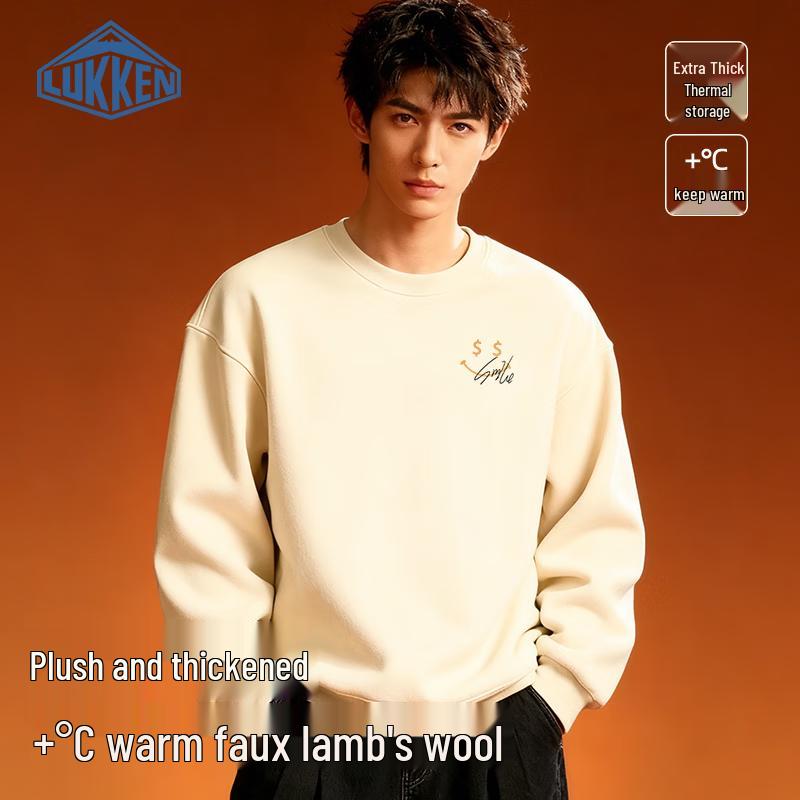 

LUKKEN Men s Heavyweight Fleece-Lined Sweatshirt M