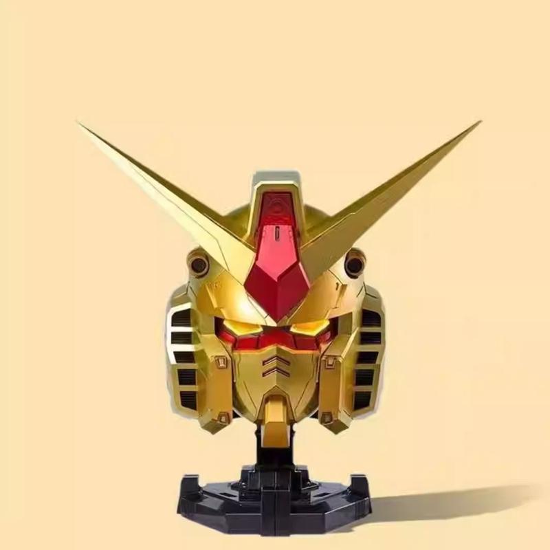 New Rx78 Yuanzu Comic Exhibition Cosplay Helmet Action Figures Wearable Luminous Version Fashion Toys Birthday Gifts Collectible