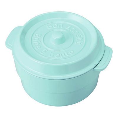 Takenaka Made In Japan Takenaka Bento Box Cocopot Round Mint 300ml (Top) 230ml, (Lower) T-76406