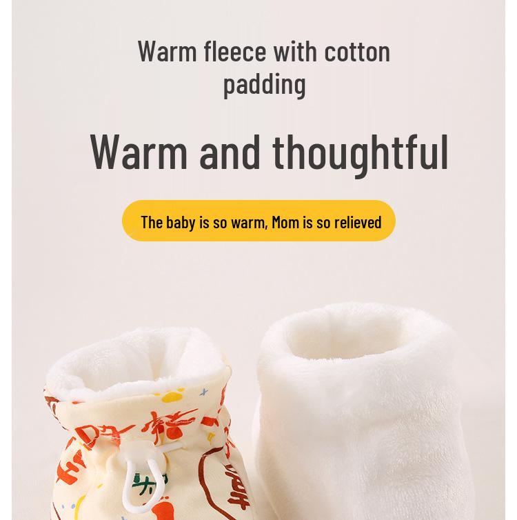 Winter Infant and Toddler Cotton Pre-Walking Soft Sole Shoes