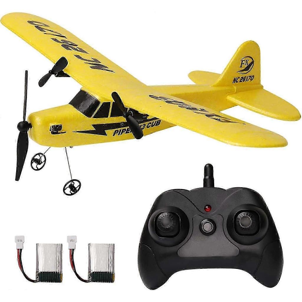 USB-Charged Remote Control Airplane Glider - 2.4GHz Easy-Fly Model for Kids & Beginners (Indoor/Outdoor Use)_DP
