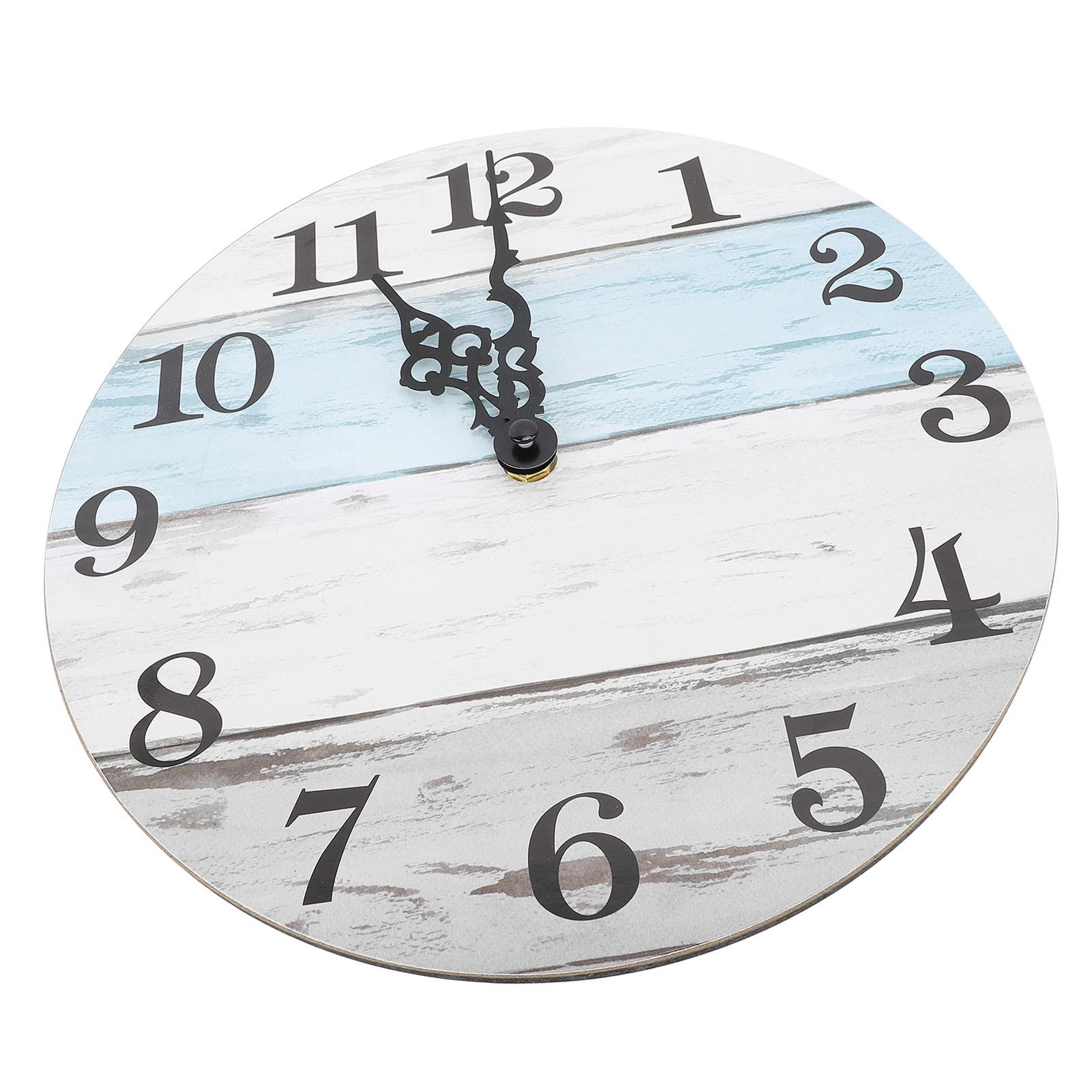 

10in Wall Digital Clock Modern Design Frameless 3D Round Digital Clock for Home Living Room Bedroom