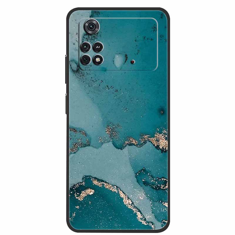 For Poco X4 Pro 5G Case Poco M4 Pro 2022 Marble Silicone TPU Back Cover for Xiaomi Poco M4 Pro 4G Phone Case Poco X4 Pro 5G Capa