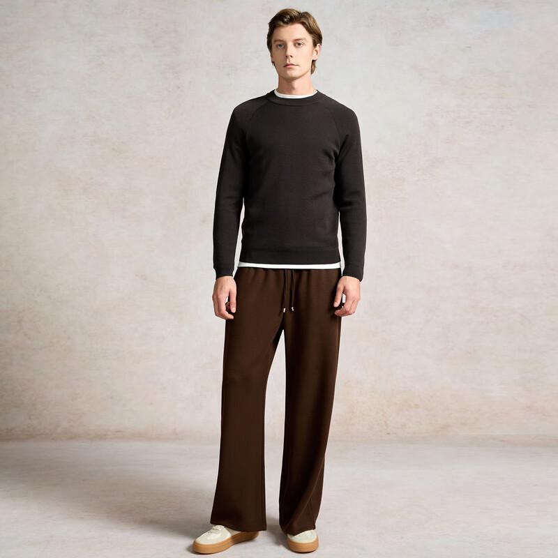 

Мужской толстый свитер реглан из смесовой шерсти Luozhi XL (180)