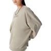 Li Ning Training Series Solid Color Fleece Lined Loose Fit Crew Neck Pullover Long Sleeved Sweatshirt Unisex AWDRB76-11