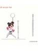 Cute Acrylic Girl Boxer Keychain - Perfect for Thanksgiving Gift | DIY Holiday Decoration, Suitable for Backpack Accessories