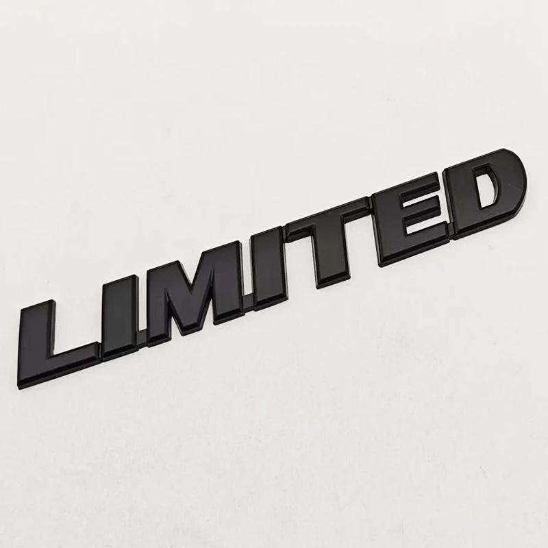3D Metal Car Letters Logo LIMITED Rear Trunk Badge Sticker Emblem For JEEP Grand Cherokee Overland Compass Wrangler Accessories QS9