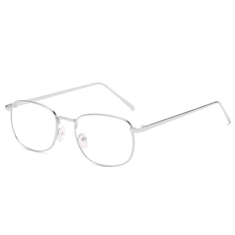

Anti Blue Rays Square Myopia Glasses Finished Women Men Metal Stundent Shortsighted Prescription Eyeglasses 0 -0.5 -0.75 To -6 0