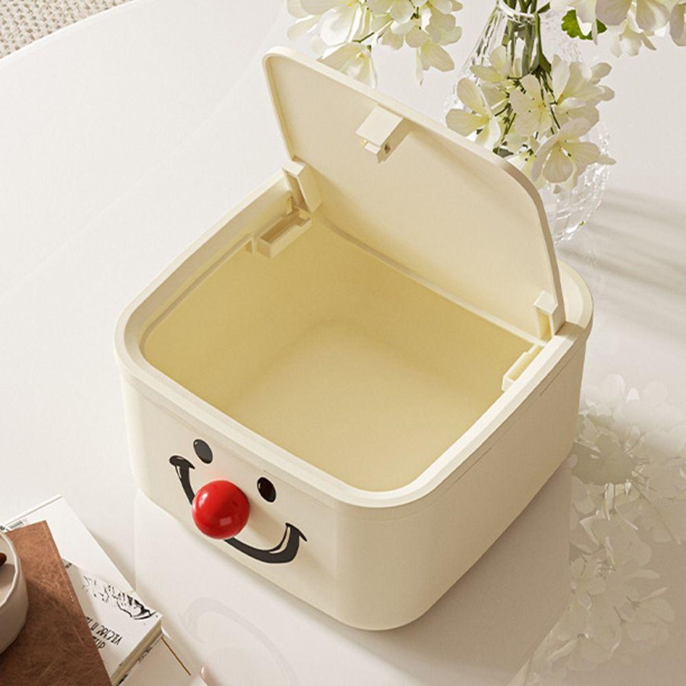 Joker Smiling Face Desktop Storage Box Creative Bathroom Organizer  Kitchen Accessories