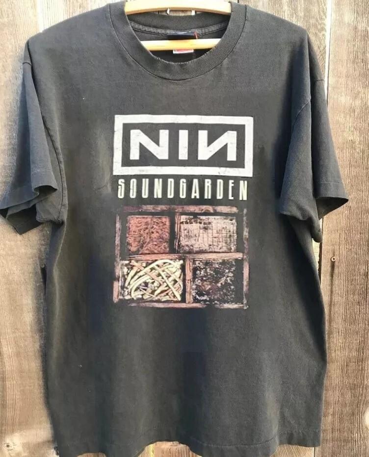 Nine inch Nails Shirt Nine inch Nails Band Charcoal Tshirt Unisex S5XL Unisex T-Shirt M