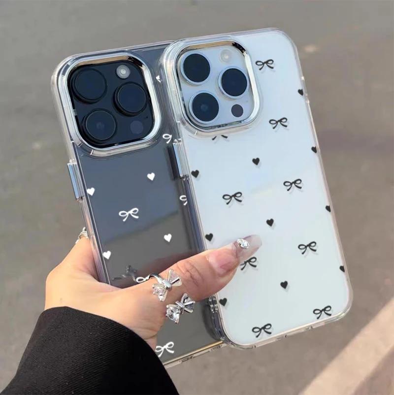 Love Heart Bowknot Case For Samsung Galaxy A04 A04S A02 A03 Core A03S A10 A10S A11 A12 A13 A20S A22 A23 A30 A20 A32 cover Cute