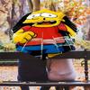 Island Dr Hibbert Folding Umbrella 8 Paraphenoid Bones Travel Three Folds Outdoor Gift