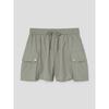 Nylon Cargo Shorts Khaki