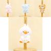 Adorable Plush Toy Bear Keychain Soft Short Plush Stuffed Animal Decoration