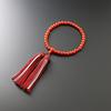 Kyoto Buddhist Altar Hayashi Prayer Beads for Pure Head Agate Bag Kyoto Prayer Beads Can be used by all sects Women, Silk, Two-Color Tassel,