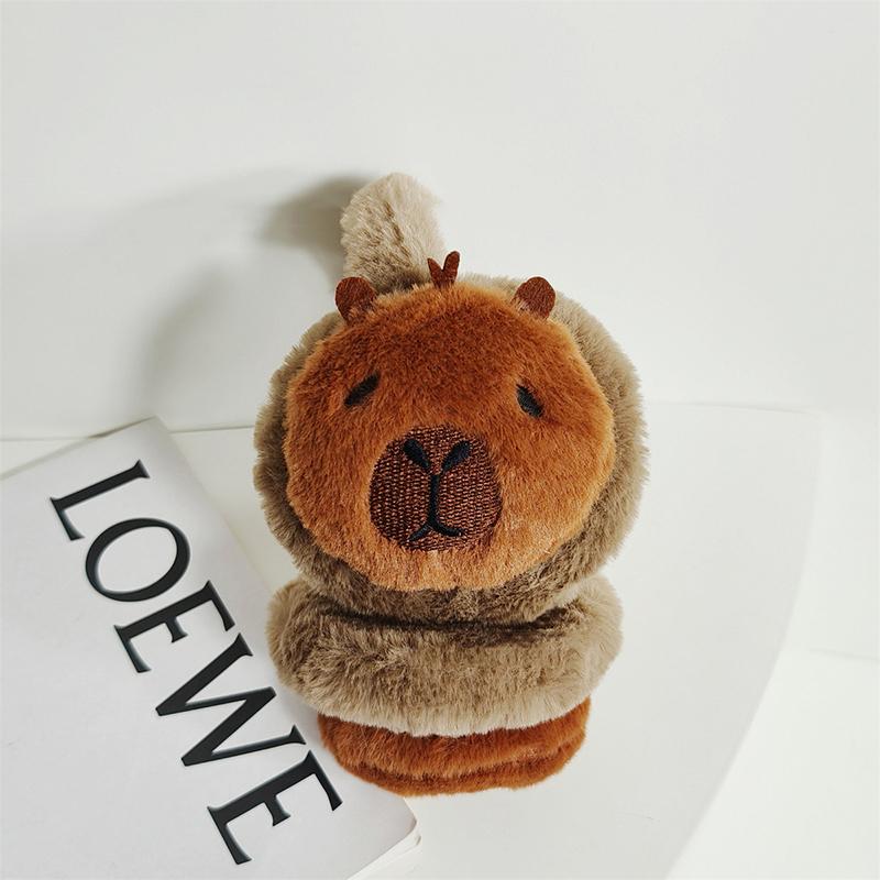 Cute Plush Capybara Earmuffs Warmer Ear Cover For Women Men Winter Warm Earflaps Outdoor Cold Protection Cycling Ear-Muffs