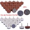 20PCS Heavy Felt Feet Pad Skid Glide Furniture Chair Table Leg DIY Nail Protector