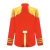 Kids Rock Band Cosplay Outfit - 1960s British Star Gold Lace Long Sleeve Shirt for Music Theme Party