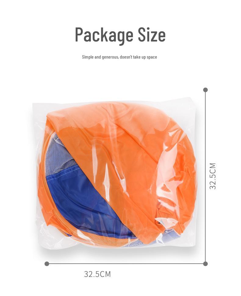 Kids' Multi-Color Foldable Playhouse Tent with Ball Pit