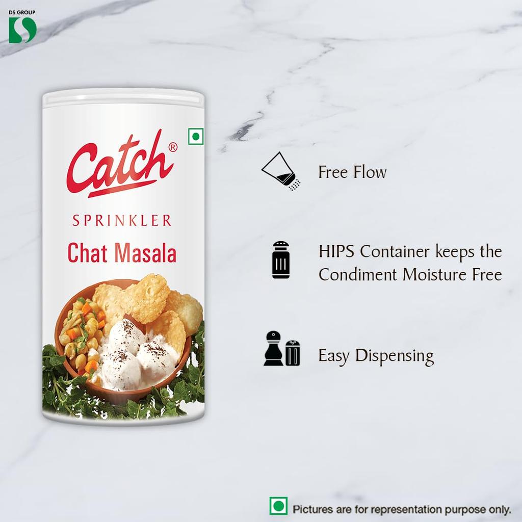 Catch Sprinkler Chat Masala Seasoning 100 G Bottle For Snacks Fruits And Salads