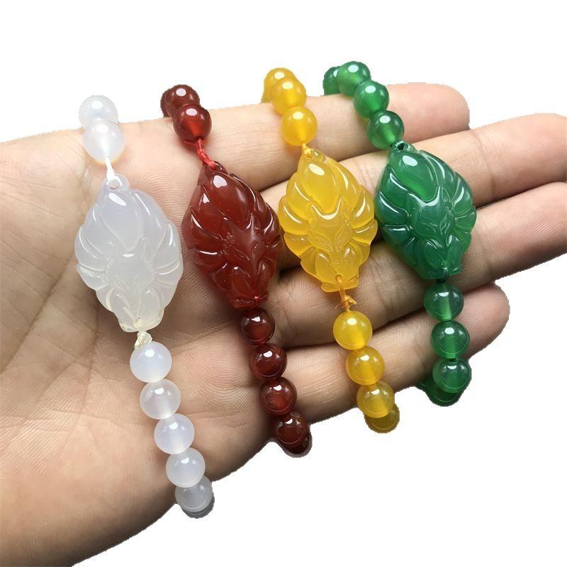 Pendant Fox Nine-tailed Fox Bracelet Fox Green Fox Necklace