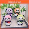 Huggable Panda Plush Keychain With Short Plush Material Ideal For Cute Souvenirs Couple