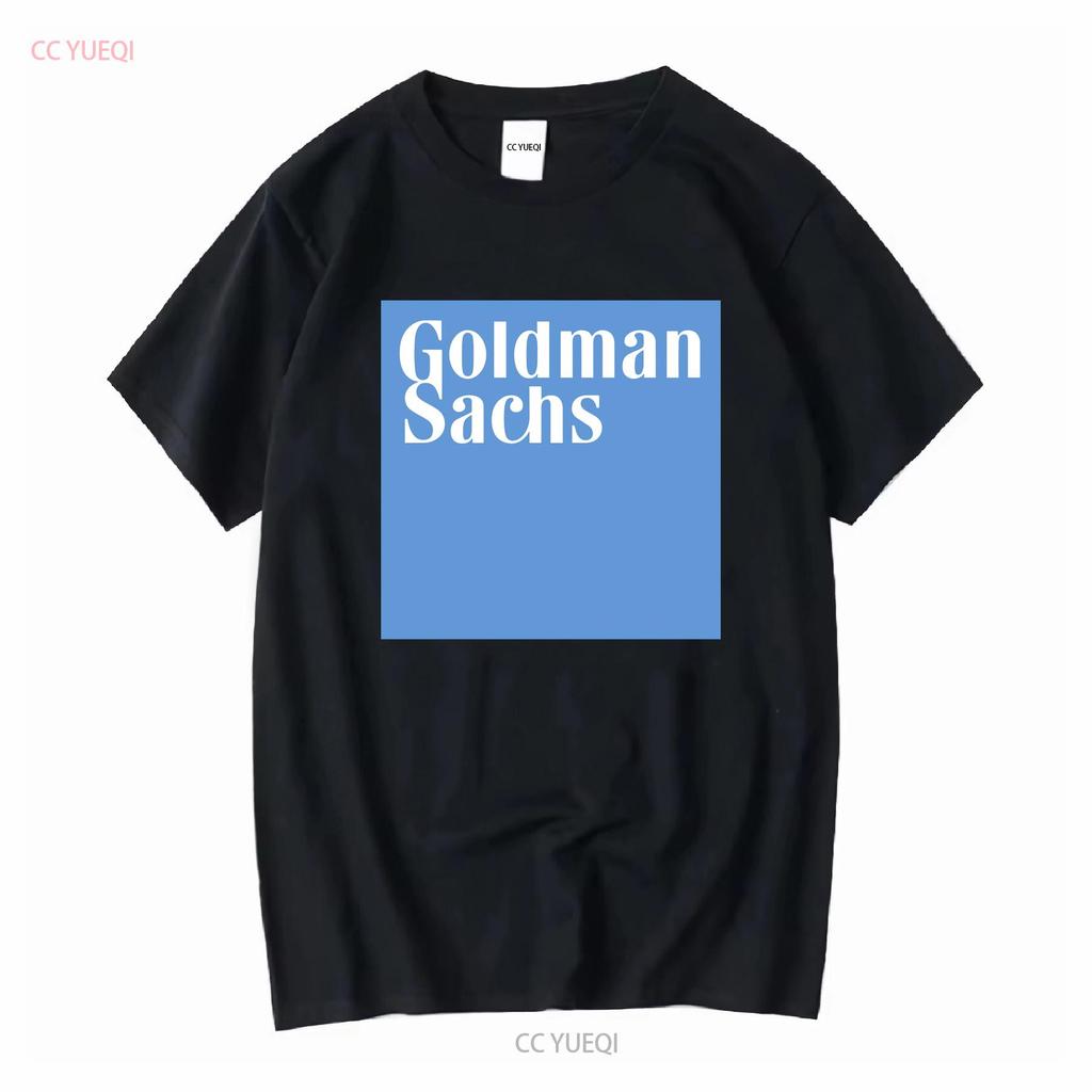 Goldman Sachs Logo T Shirt USA Size S XXL Long or Short Sleeves Vintage Washed Stylish Stretched Comfortable Versatile Graphic