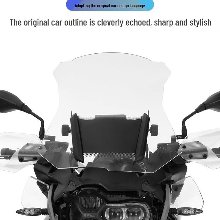 BMW R1200GS/R1250GS/ADV Raised Windshield - Imported Glass
