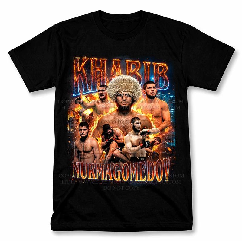Khabib Nurmagomedov UFC Graphic T shirt Vintage Style MMA Fan Tee S