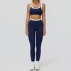 Completo da Yoga da Donna Transfrontaliero: Color Block Nude Feel, Vita Alta Costolata, Abbigliamento Sportivo Fitness Versatile