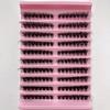 3D Mink Effect Cluster Lashes 8-16mm Volume Lash New Faux Mink Eyelashes  for Women