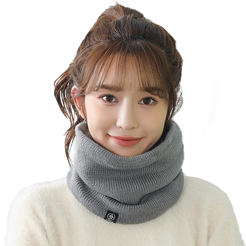 Autumn And Winter Velvet Thickened Scarf Unisex Korean Version Versatile Outdoor Leisure Sports Cycling Cold-Proof Neck Gaiter