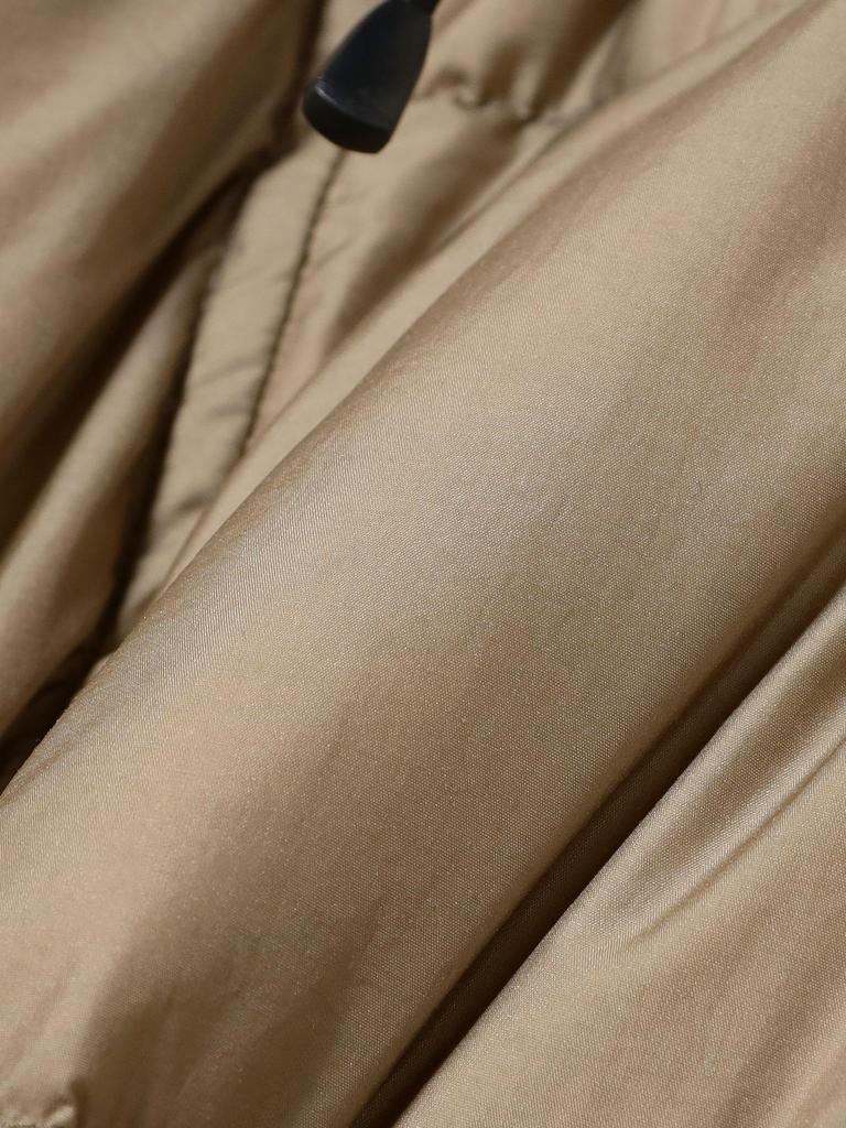 Ray Beams Gymphlex Hooded Down Jacket, Women's, Light Beige, Size 14, Web Exclusive