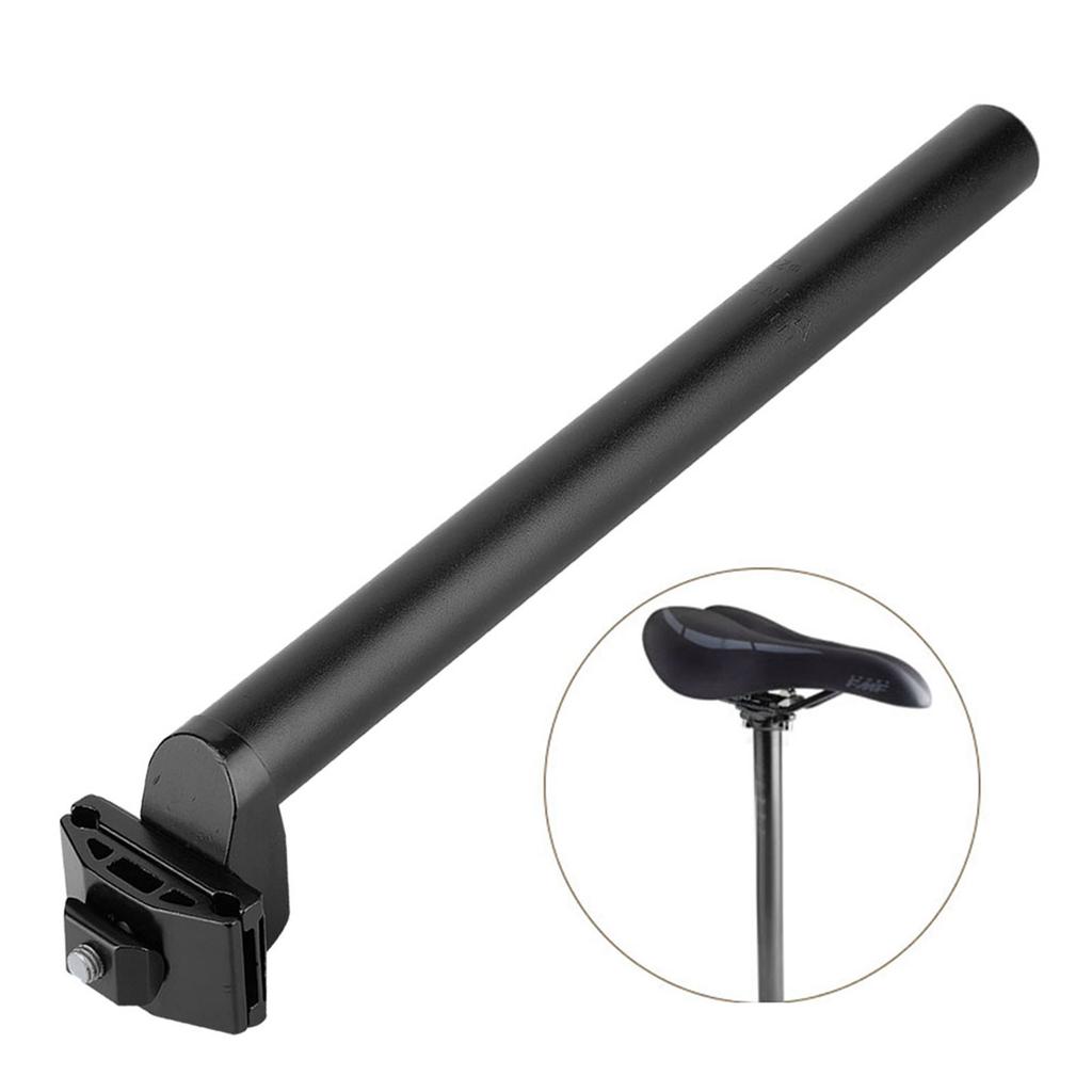 25,4*300MM horské silniční kolo Nárazuvzdorné sedlo sedlovky na sedlovku sedlovka(Černá)