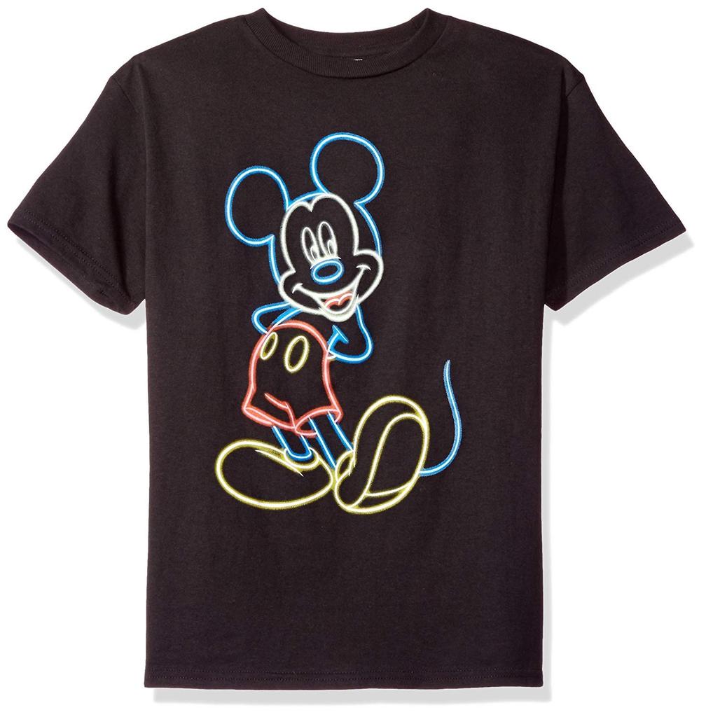 2025 Disney Mickey Mouse Cartoon Kids Tees Retro Woman Clothes Girl Blouses Men Oversized 100% Pure Cotton Printed T-shirt