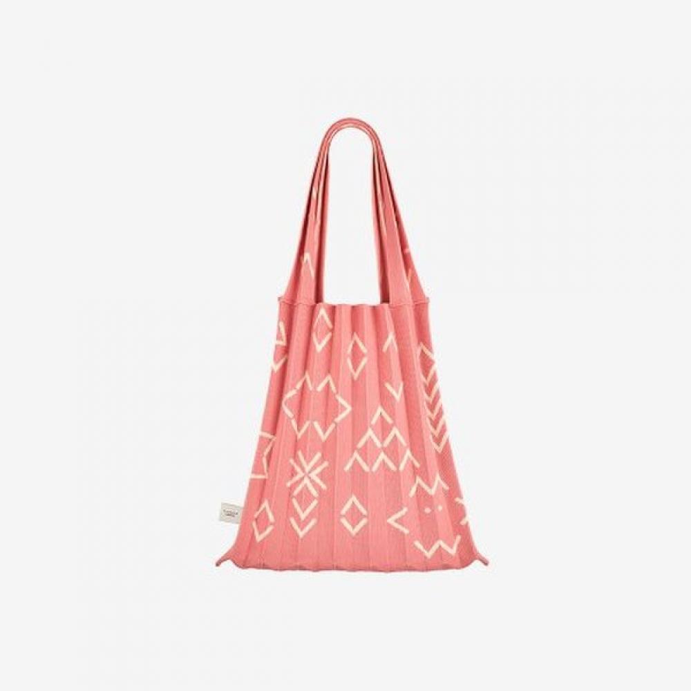Pleatsmama Shoulder Bag Peach Fuzz