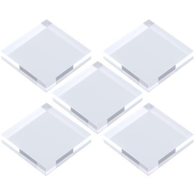 Tsukushi Science Acryl 5 für und Andere Platte Klar Display 60mm Blöcke, 60x60x10mm, Stück, Klar, Display, Fotografie, Verwendungen, Basis, Ständer, Quadratisch,