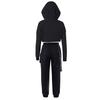Kinder Mädchen Hip-Hop Street Dance Kleidung Outfits Weste Tops Cargo Jogginghose Net Cover Up Moderne Teenager Mädchen Streetwear