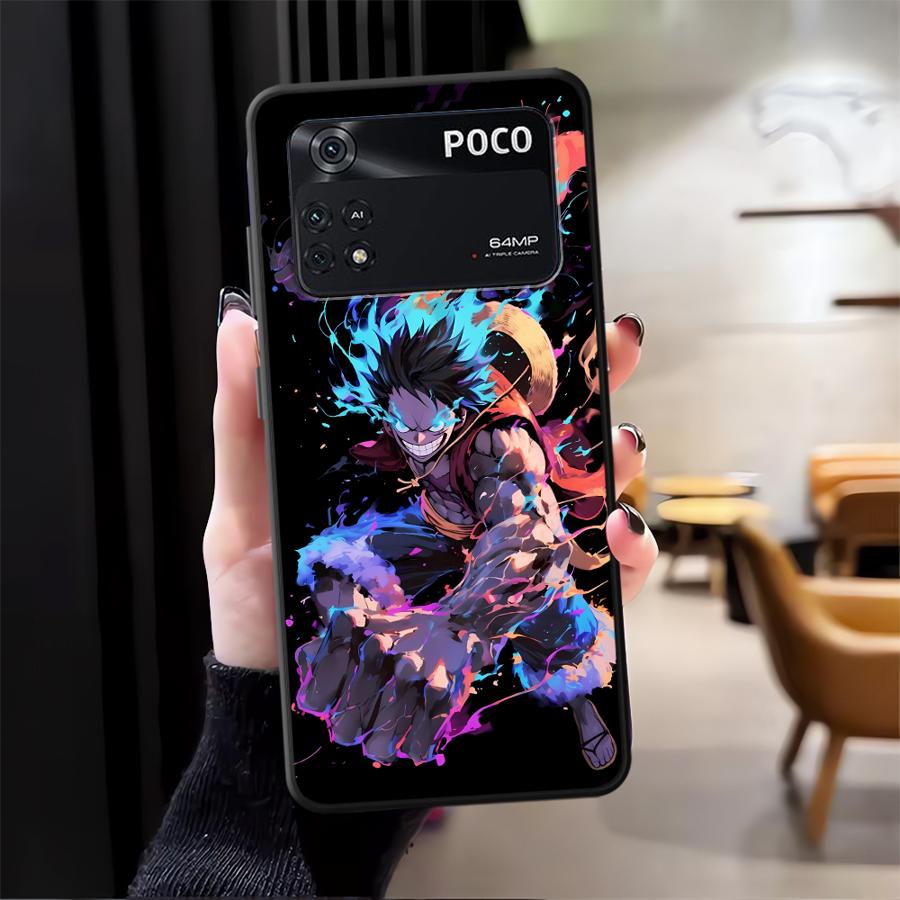 Cool Zoro Anime Funda Phone Cover Case for Xiaomi Poco F3 F4 F5 M3 M4 Pro M5 C65 X3 X4 X5 C50 C51