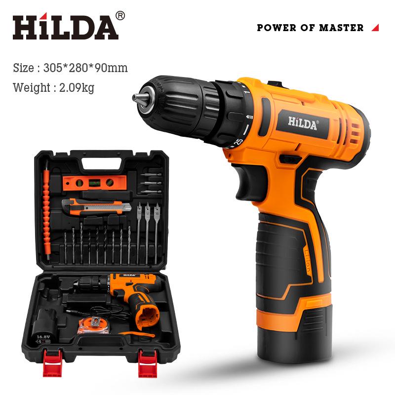 Hilda Lithium Dual Speed Electric Drill & Screwdriver