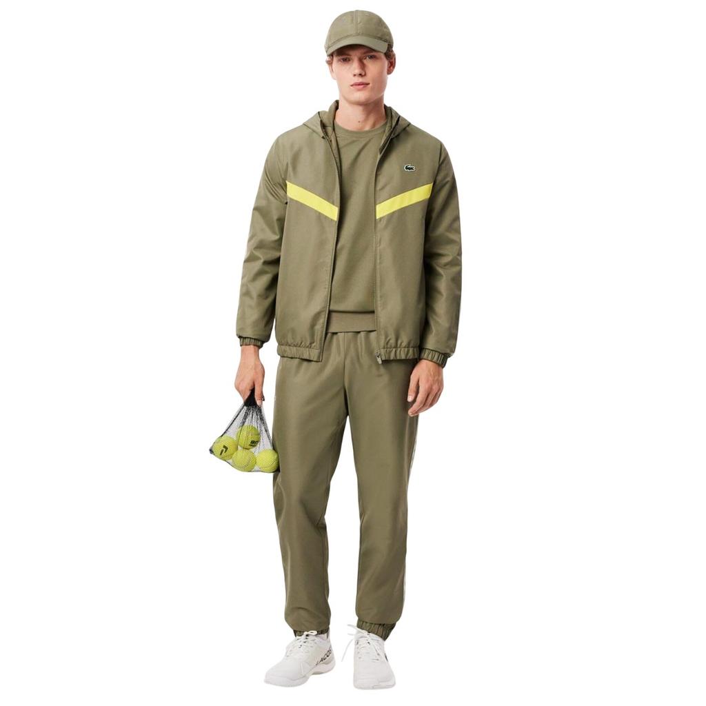 Lacoste Sudadera de Tenis para Hombre Interlock Jacquard