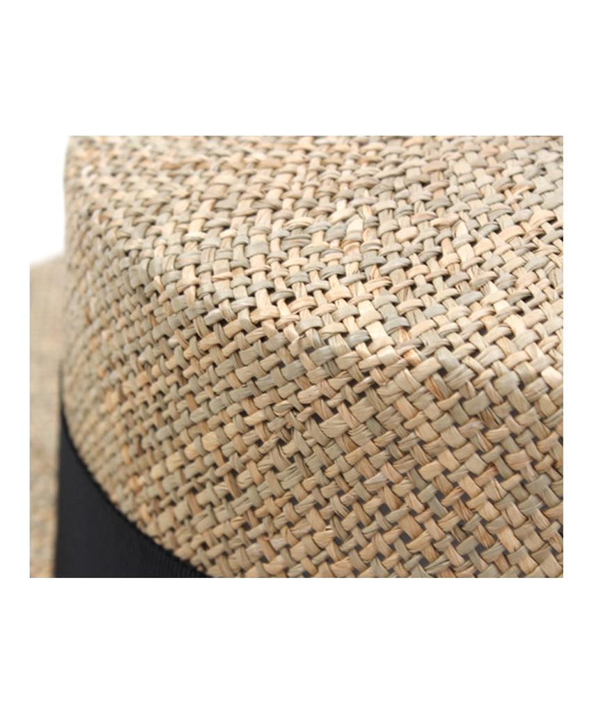 Yunibeosyeolkemiseuteuli Bau Flat Long Panama Hat Bk Panama Hat