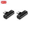 2/1PCS USB C Splitter Type C Male To Dual Type C Female Adapter 2IN1 Headphone Charger Converter for Phone Headphone TypeC Port 3