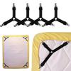 Bed Sheet Holder Adjustable Elastic 12 Clips Fixed Holder Mattress Clip Fasteners Cover Blankets Grippers Fixing Non-Slip Strap