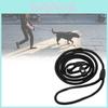 Pet Leash Nylon No Collar Needed Adjustable Length 120cm For Dogs Black Durable